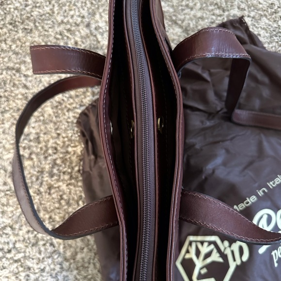 Brown leather purse from Sorrento Italy - Picture 2 of 6